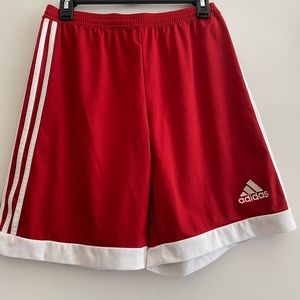 Red Adidas Kids Sport Shorts 🩳